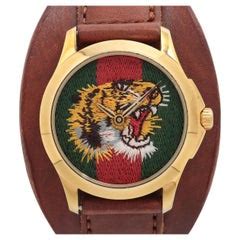 Gucci Quartz 126.4 G Embroidered Tiger Dial Le Marché De